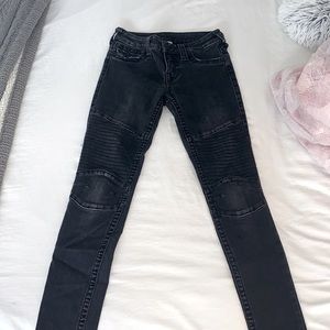 True Religion Black Skinny Jeans